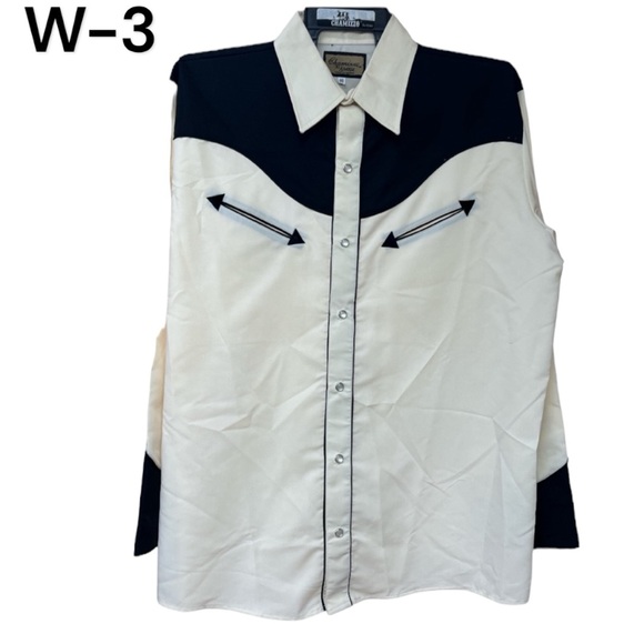 Sz40 M Chamizzo by Alvarez Pearl Snap Button Western Rodeo Ranchwear Shirt NWOT - Picture 1 of 6